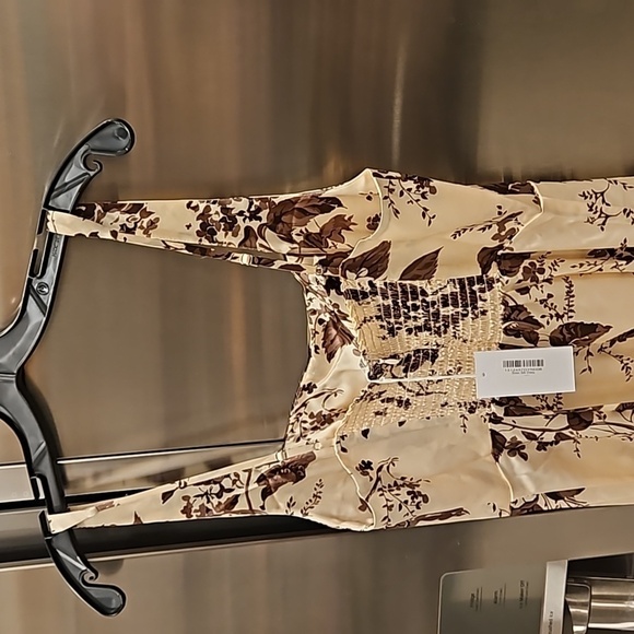 💕REFORMATION💕 Solay Silk Dress ~ Dylan Floral Print 8 NWT - Picture 11 of 15